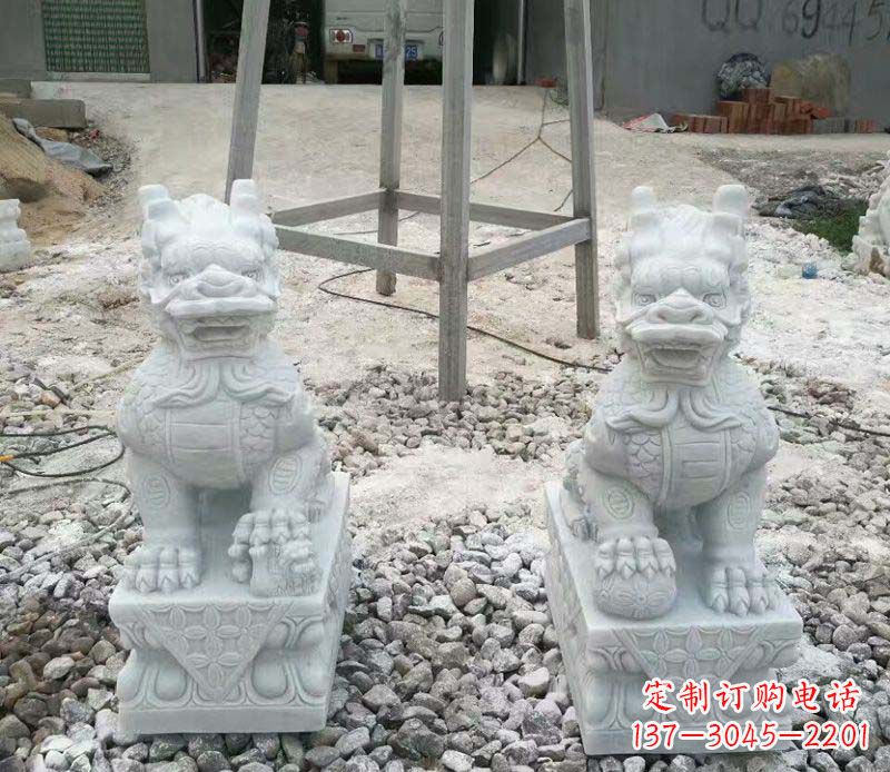 大同麒麟门口镇宅招财石雕