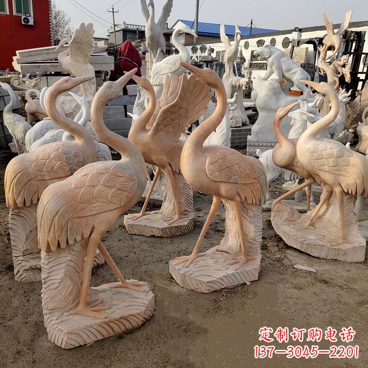 大同仙鹤雕塑艺术的经典之作