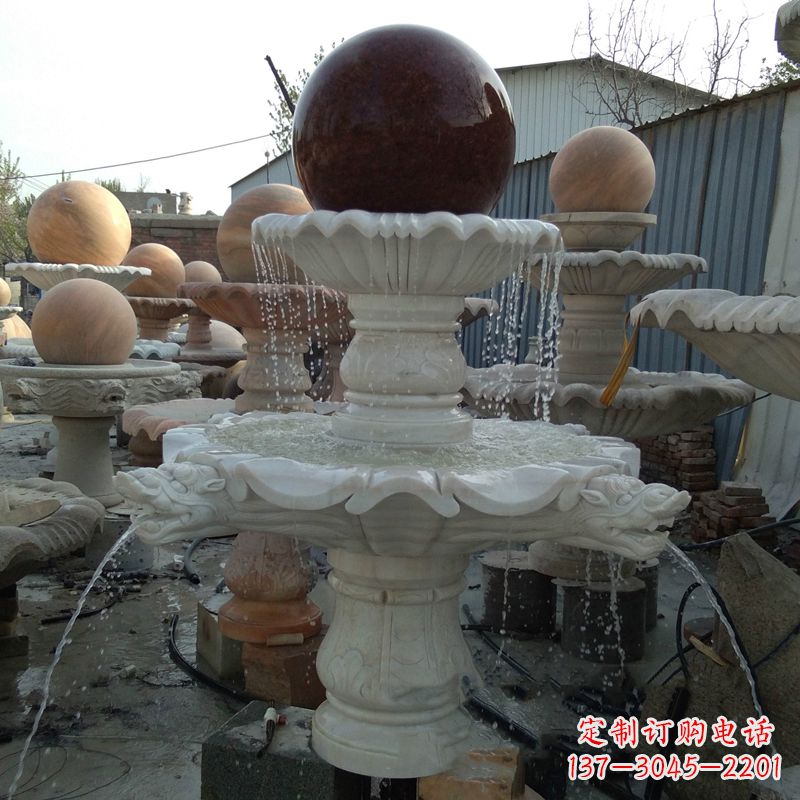 大同大理石风水球雕塑传统文化的艺术精髓