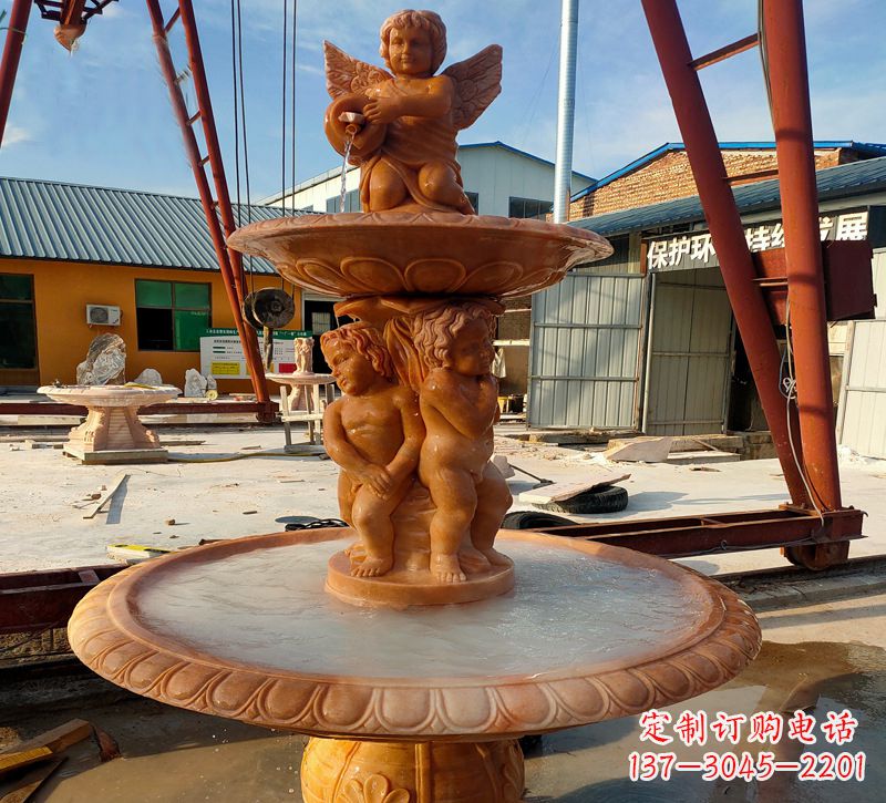 大同大理石风水球雕塑传承古老文化
