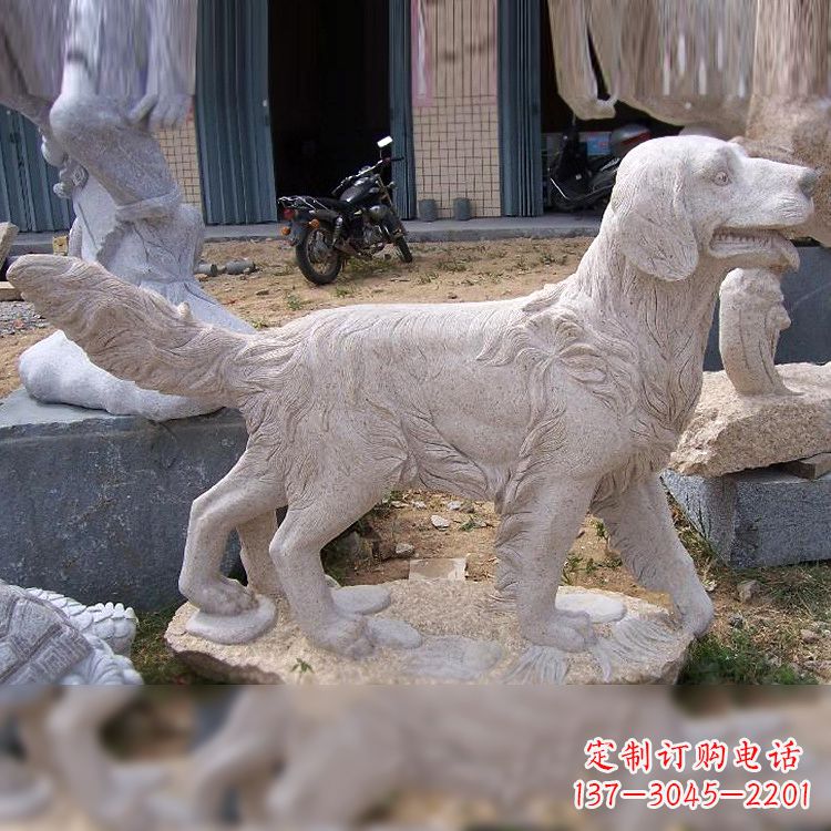 大同大理石狗雕塑——精致的狗雕塑,让你的生活更有趣