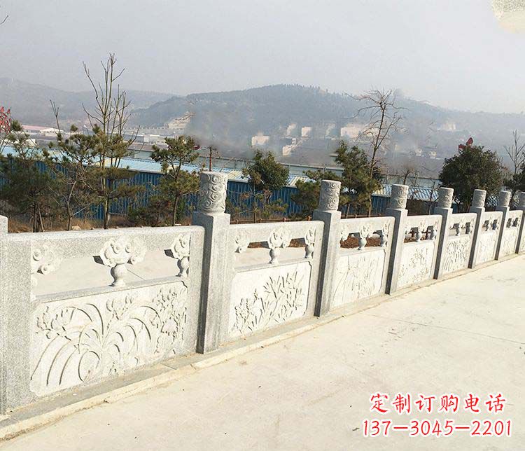 大同大理石护城河栏板石雕