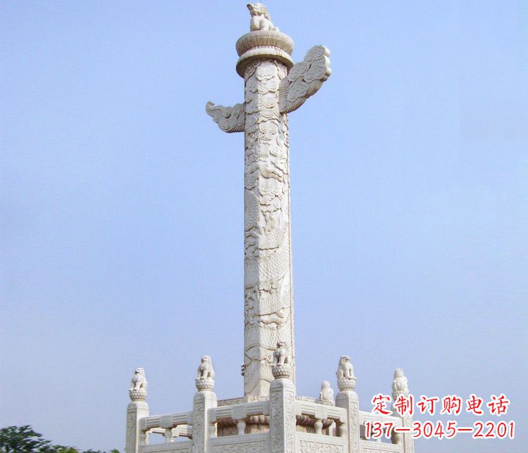 大同大理石华表雕塑
