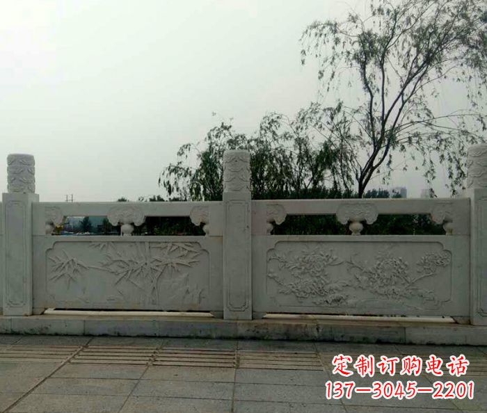 大同精美大理石栏板石雕