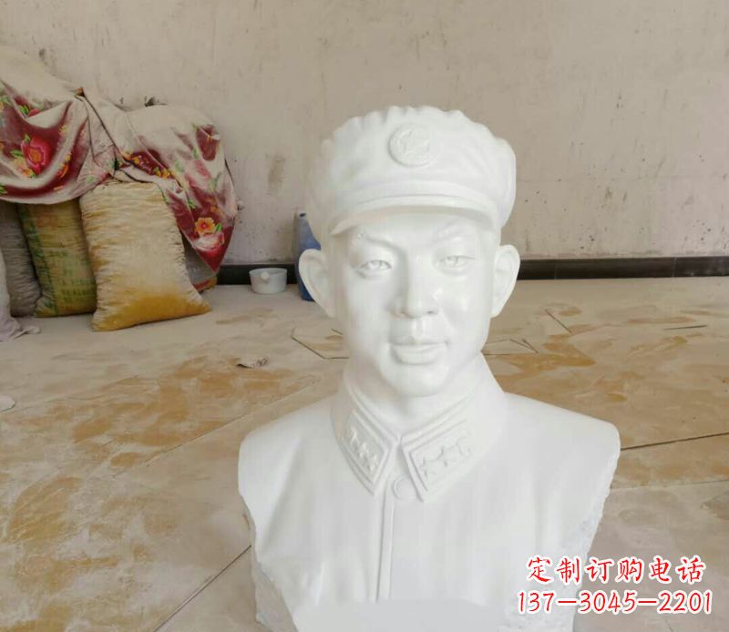 大同大理石雷锋石雕