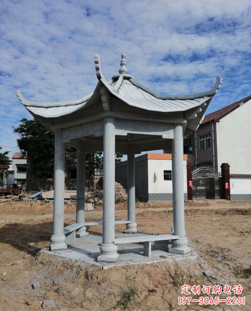 大同典雅大理石凉亭雕塑