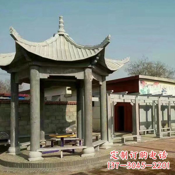 大同大理石凉亭庭院亭子