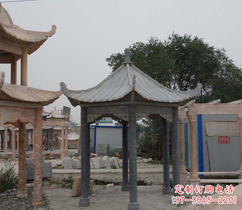 大同大理石凉亭精美石雕