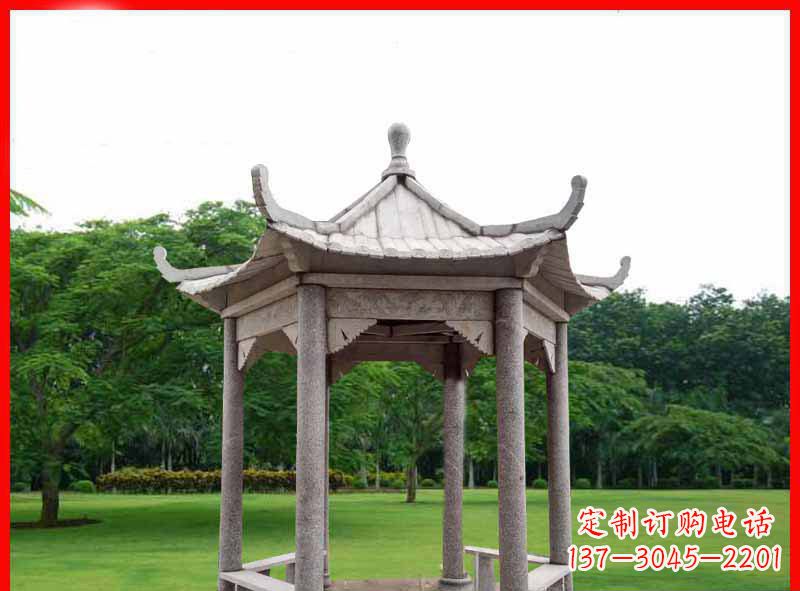 大同精致大理石凉亭雕塑