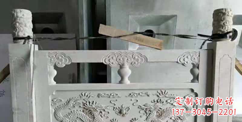 大同大理石龙浮雕栏板雕塑