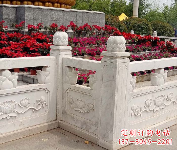 大同精美大理石旅游景区石雕栏板