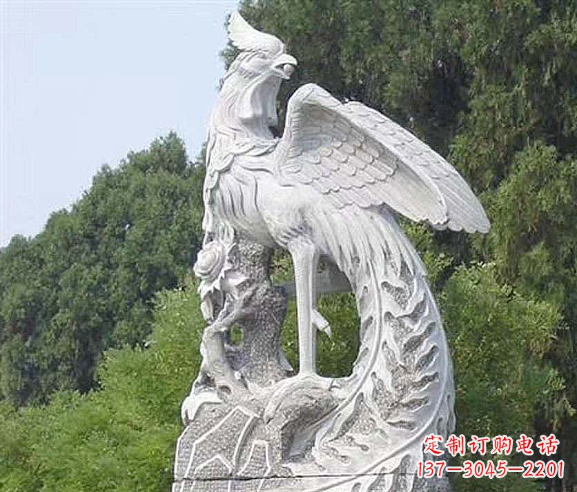 大同大理石凤凰雕塑