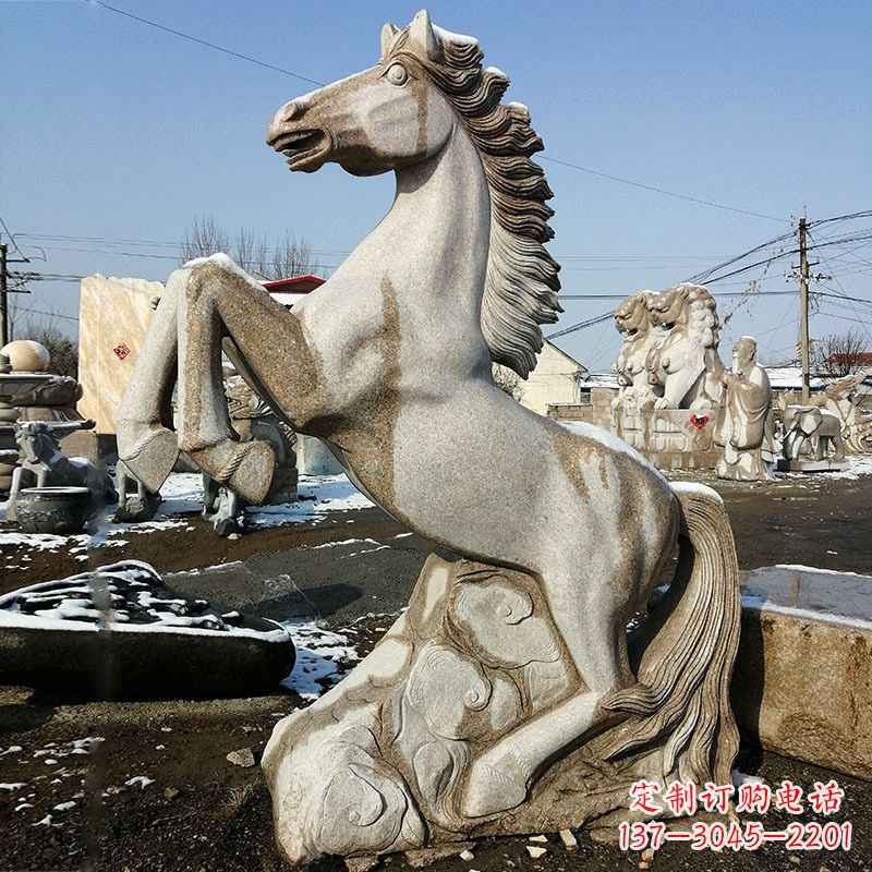 大同大理石生肖马雕塑