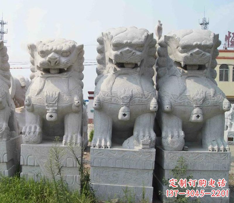 大同北京玉石狮子雕塑