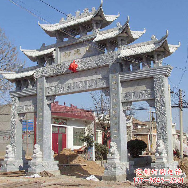 大同大理石牌坊石雕艺术