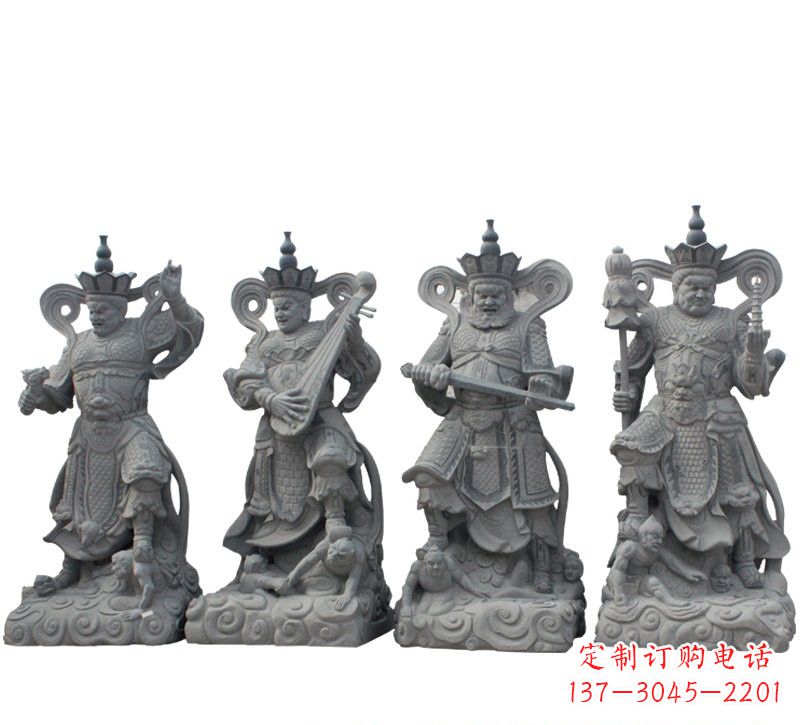 大同四大天王大理石雕塑
