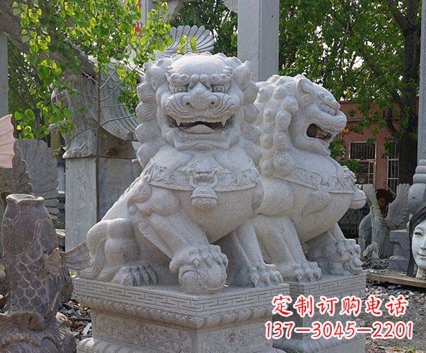 大同中领雕塑狮子雕塑定制