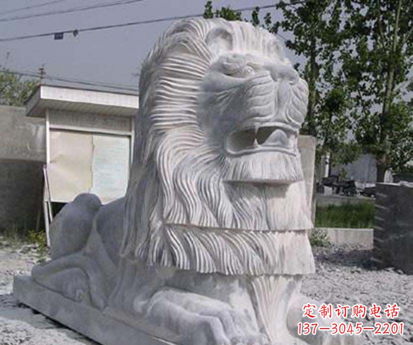大同大理石西洋狮子石雕塑