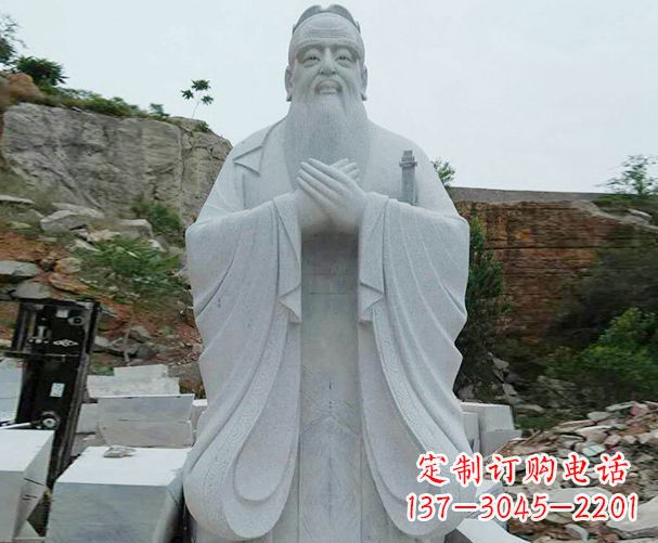 大同高雅大理石孔子雕塑