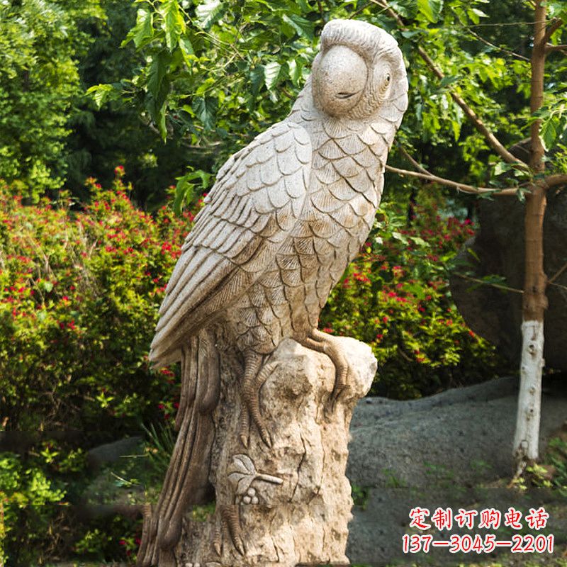 大同大理石鹦鹉雕塑,完美点缀生活空间