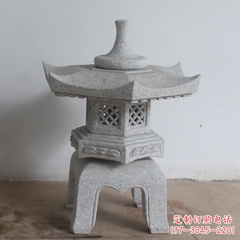 大同大理石中式石灯