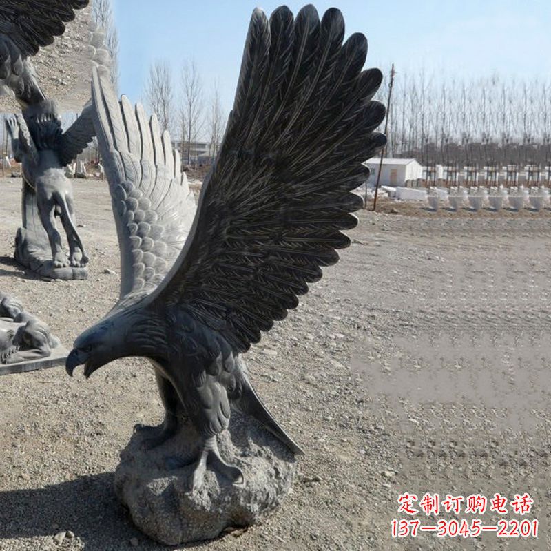 大同大鹏展翅老鹰石雕