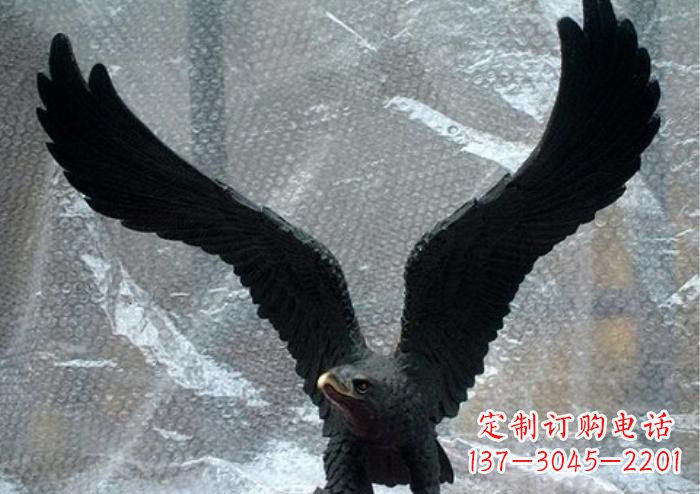 大同大鹏展翅玻璃钢老鹰雕塑