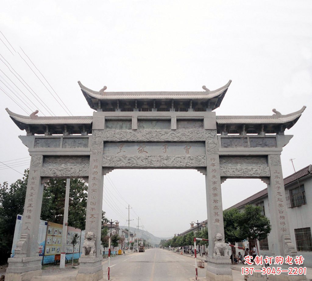 大同大石牌坊雕塑——精心打造的艺术品