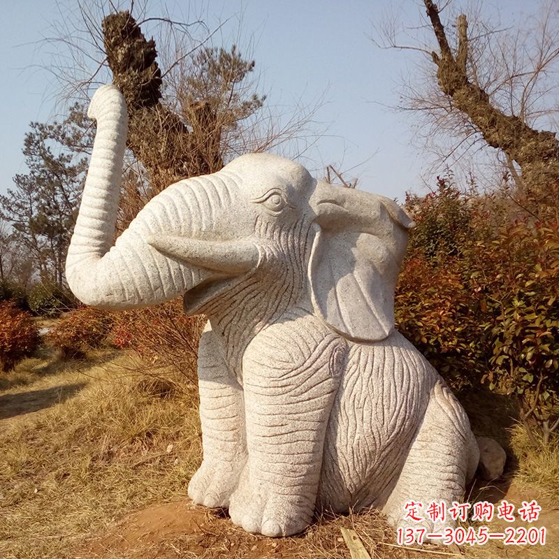 大同大象公园的浮雕石壁