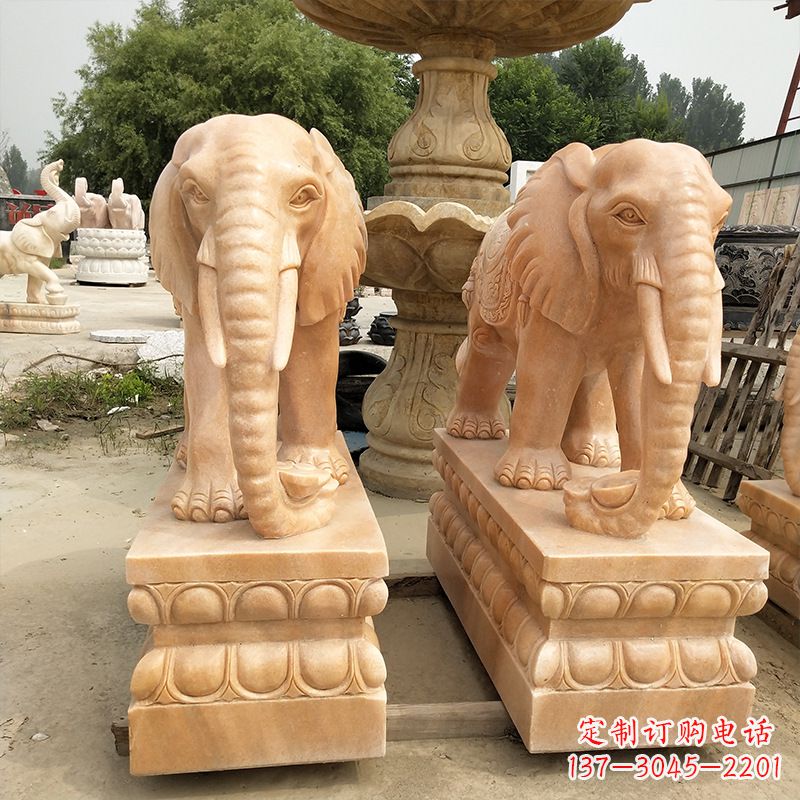 大同大象石雕艺术品