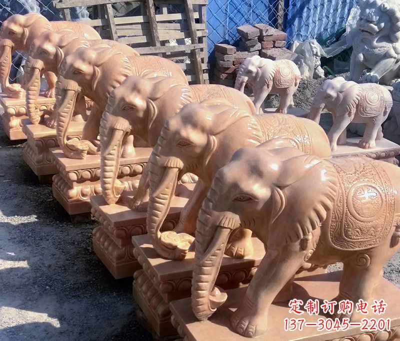 大同大象喷水石雕