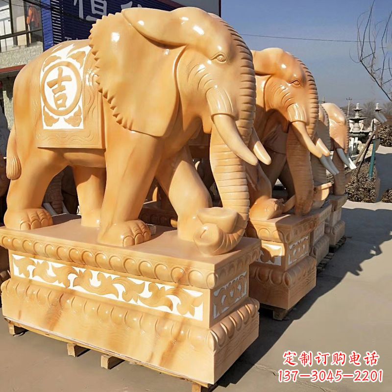 大同大象石雕风水