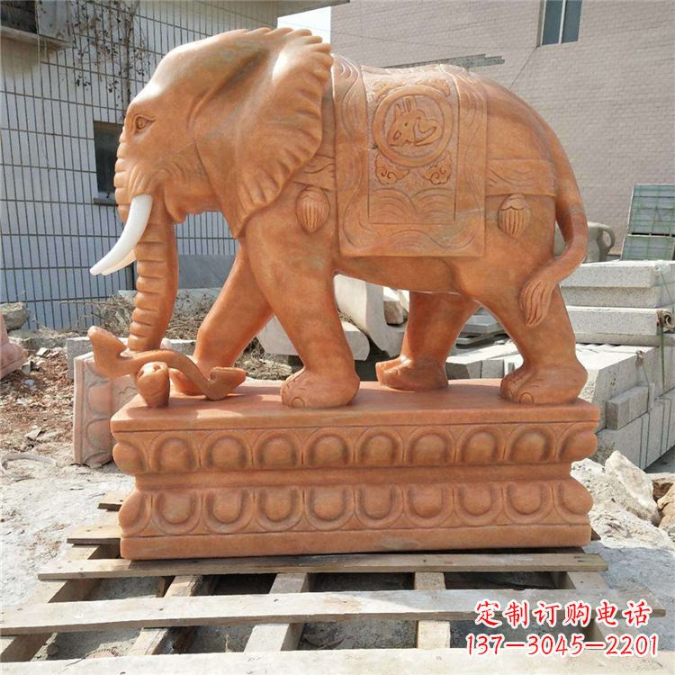 大同大象石雕画