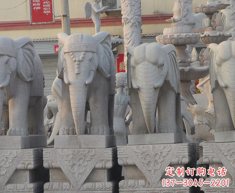 大同大象石柱雕塑