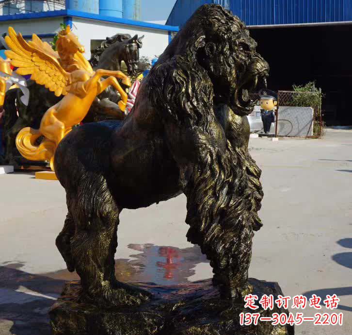大同大猩猩铜雕塑——匠心细节臻完美