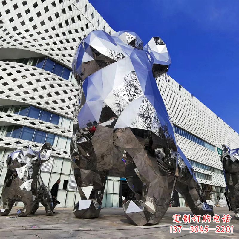 大同优雅可爱的面部狗雕塑