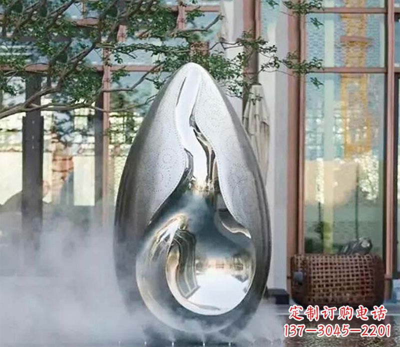 大同高端大气水滴雕塑