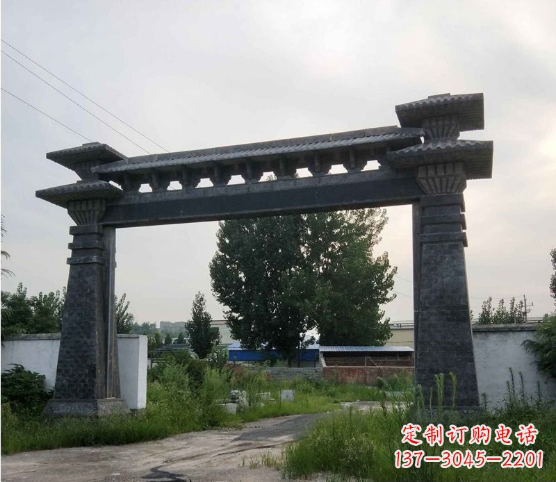 大同精美仿古牌坊石雕
