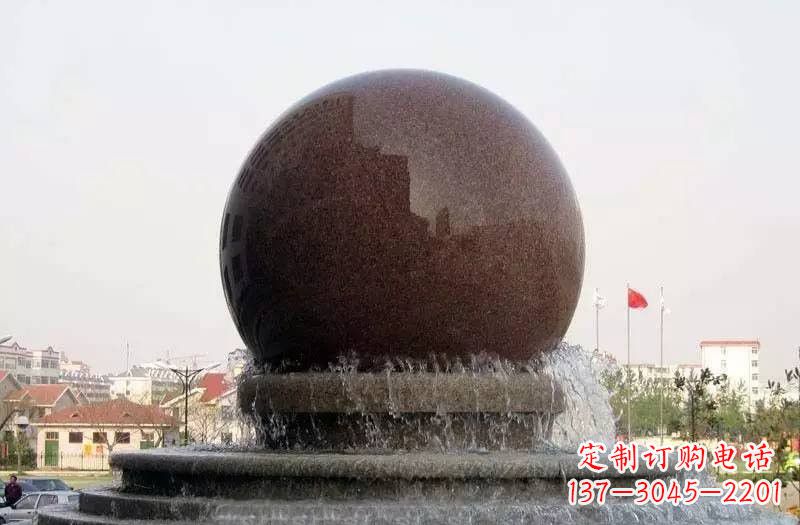 大同大型风水球喷泉石雕