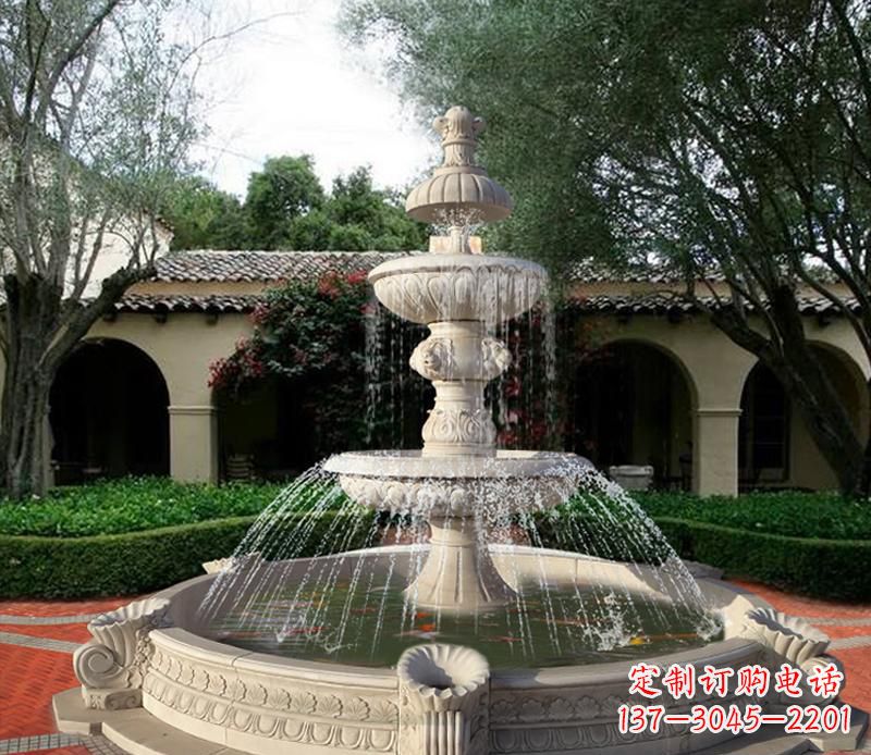 大同大型景观喷泉石雕 (2)