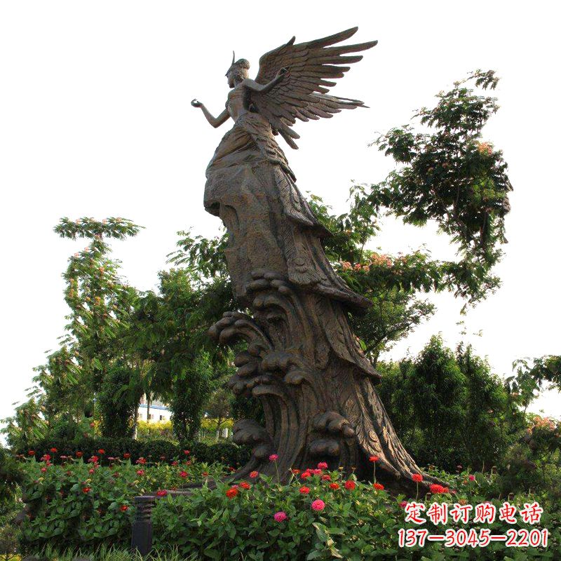 大同中领雕塑-神话传说中的精卫海景观雕塑