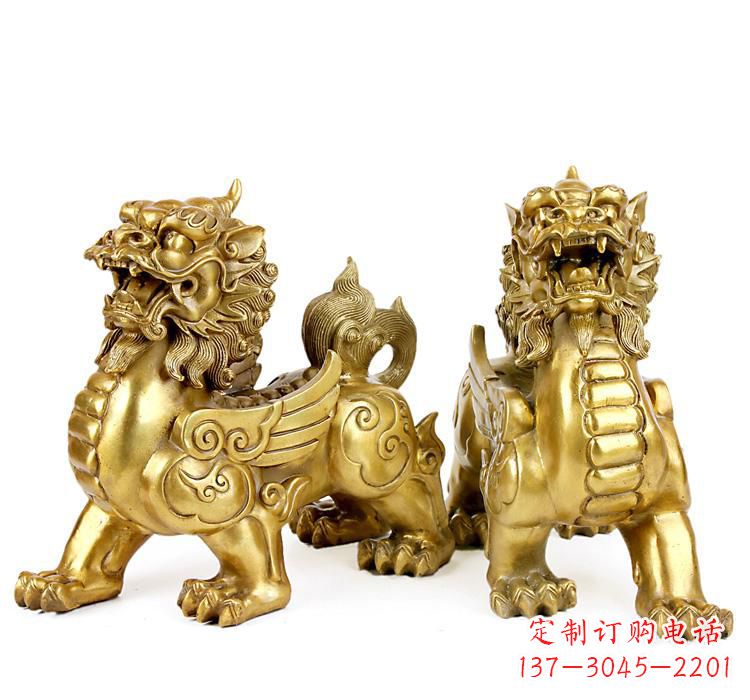 大同豪华大型铜貔貅雕塑