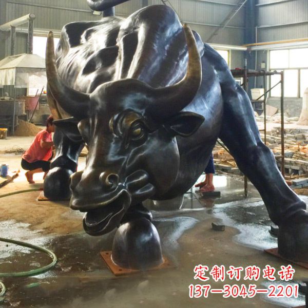 大同大型铸铜动物雕塑