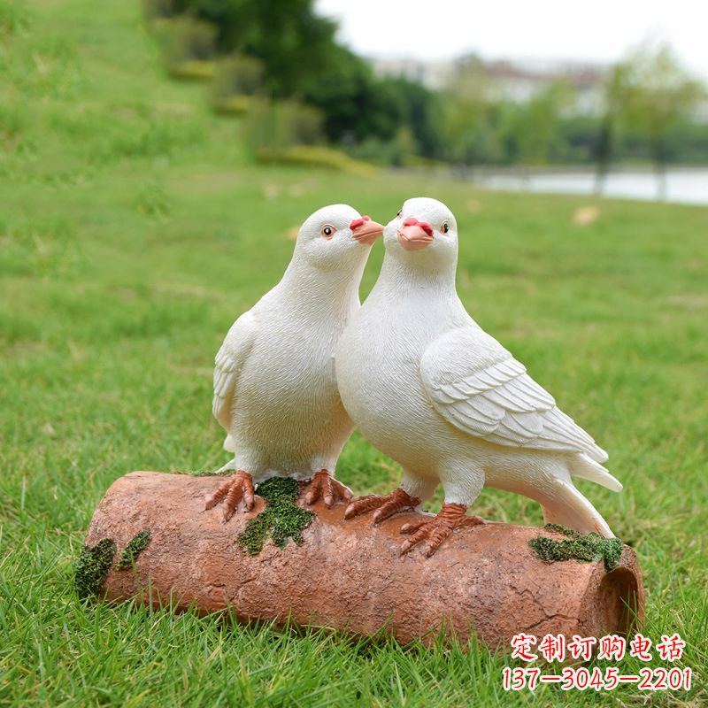大同精美大型和平鸽雕塑