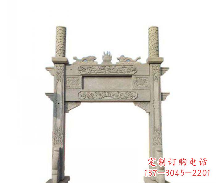 大同产品名称中领雕塑-牌坊石雕