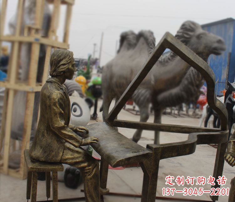 大同钢琴铜雕——表达艺术之美的完美融合