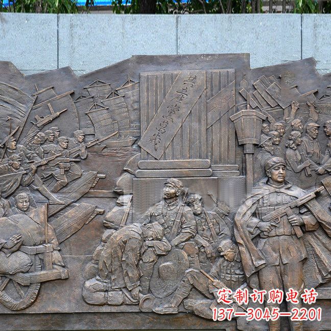 大同党建红军革命人物浮雕