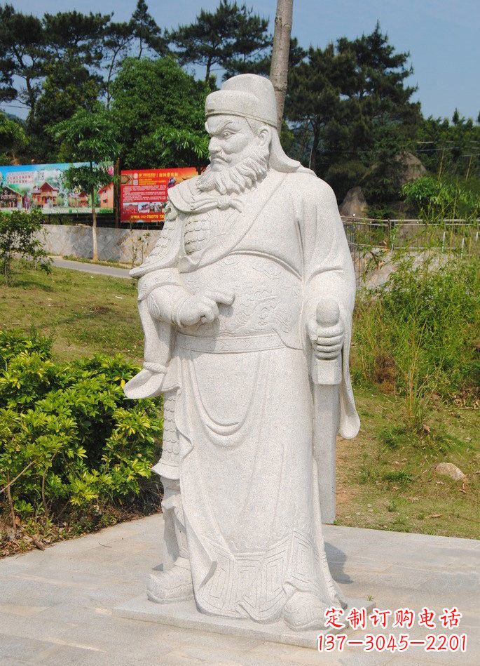 大同钟馗神像石雕