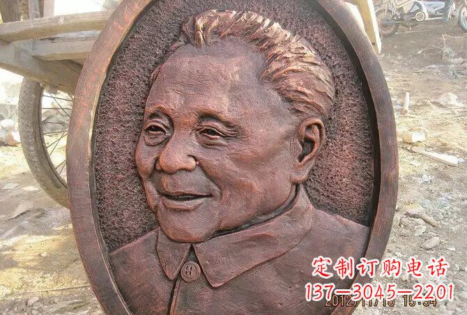大同传承历史,永记邓小平——邓小平头像铜雕塑