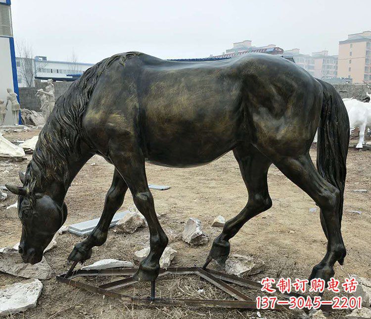 大同活力玻璃钢仿铜动物雕塑